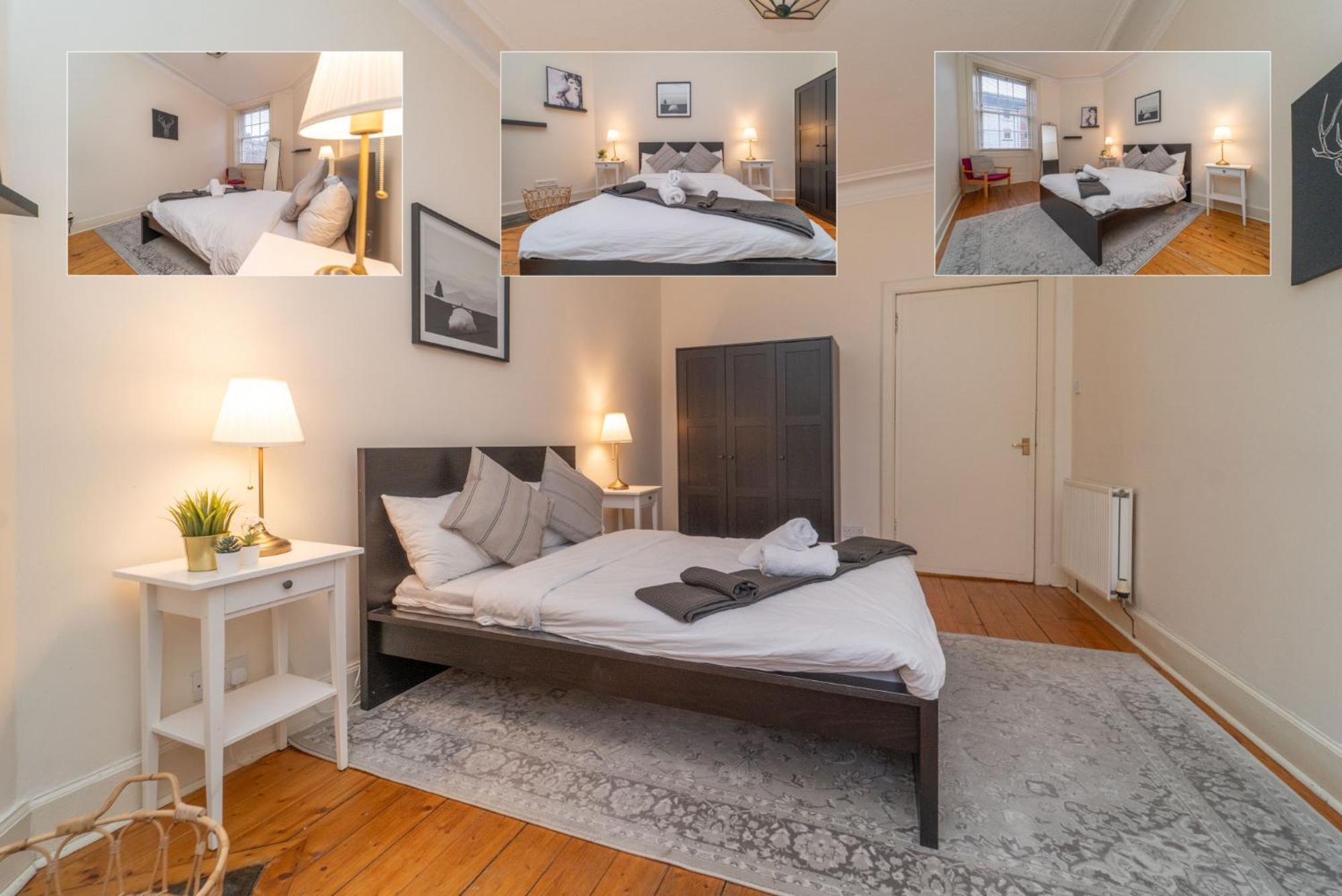 Large City Corner Apartment Edinburg Exteriör bild